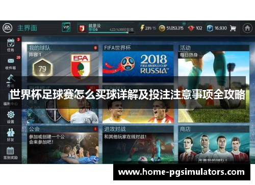 世界杯足球赛怎么买球详解及投注注意事项全攻略