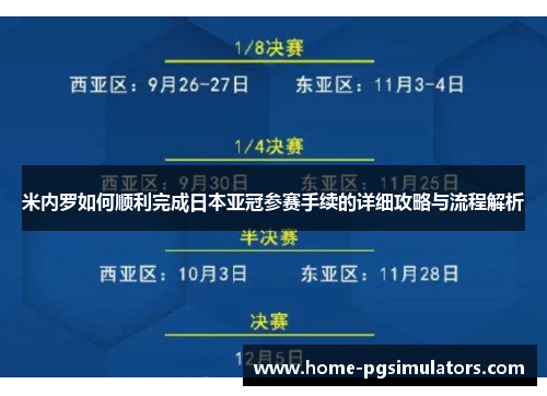 米内罗如何顺利完成日本亚冠参赛手续的详细攻略与流程解析