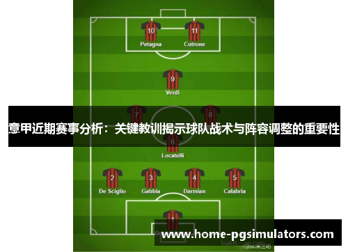 意甲近期赛事分析：关键教训揭示球队战术与阵容调整的重要性