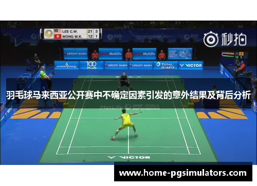 羽毛球马来西亚公开赛中不确定因素引发的意外结果及背后分析