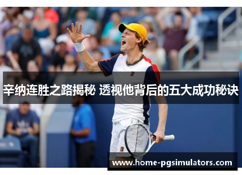 辛纳连胜之路揭秘 透视他背后的五大成功秘诀